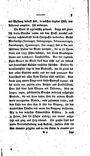 Reise durch Skandinavien in den Jahren 1806 und 1807