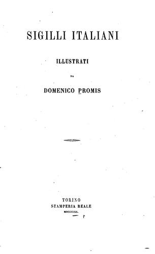 Sigilli italiani illustrati
