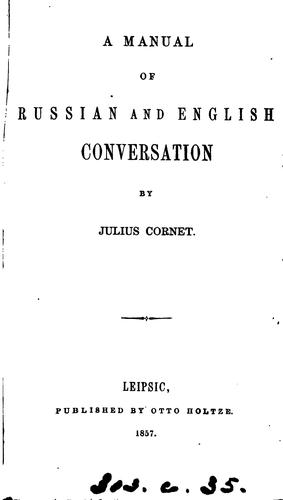 A manual of Russian and English conversation
