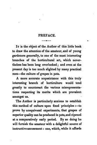 A treatise on the pot-culture of the grape