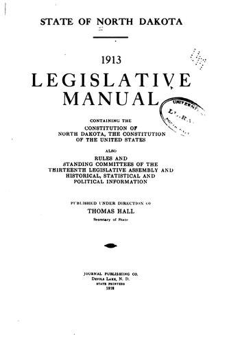 North Dakota Blue Book