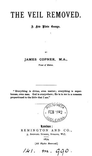 The veil removed essays