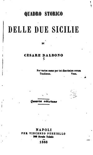 Quadro storico delle Due Sicilie