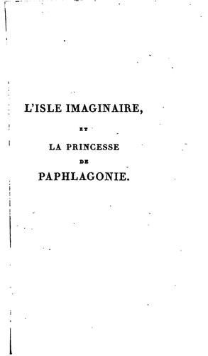 Relation de l'isle imaginaire. Histoire de la princesse de Paphlagonie