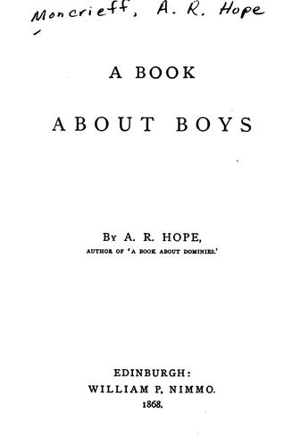 A Book about Boys