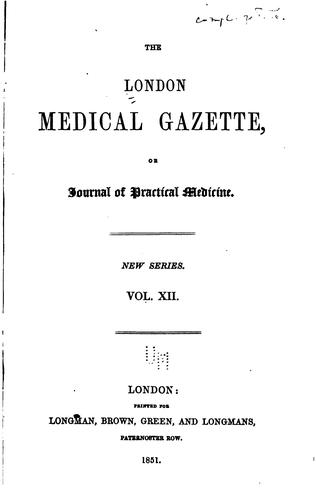 The London Medical Gazette