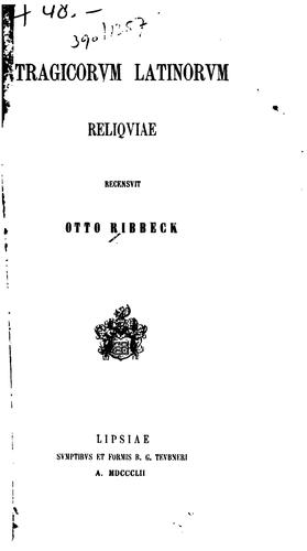Tragicorum latinorum reliquiae