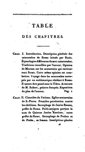 Voyage dans les catacombes de Rome, par un membre de l'Académie de Cortone [A.F. Artaud de Montor]