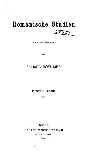 Romanische Studien