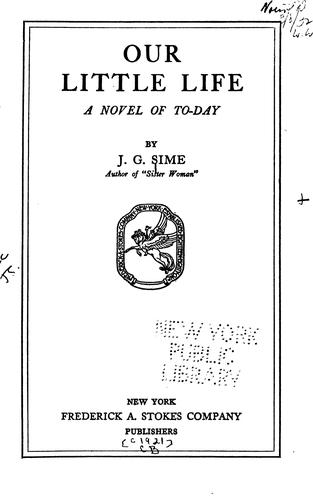 Our Little Life: A Novel of Today