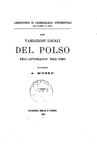 Sulle variazioni locali del polso nell'antibraccio dell'uomo