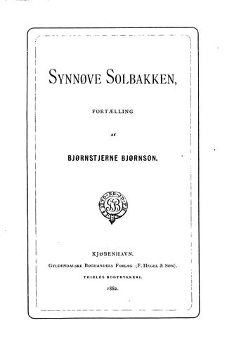 Synnøve Solbakken: Fortælling