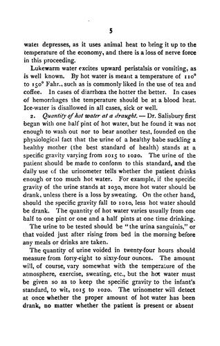 The Therapeutical drinking of hot water: Its Origin and Use