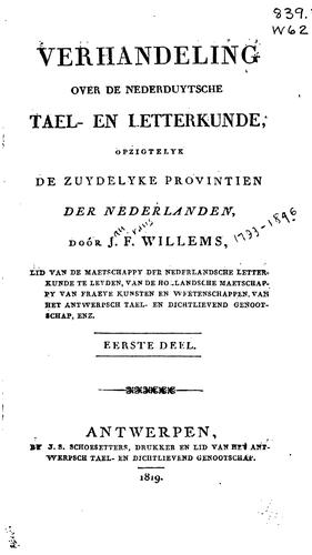 Verhandeling over de Nederduytsche tael- en letterkunde, opzigtelyk de ..