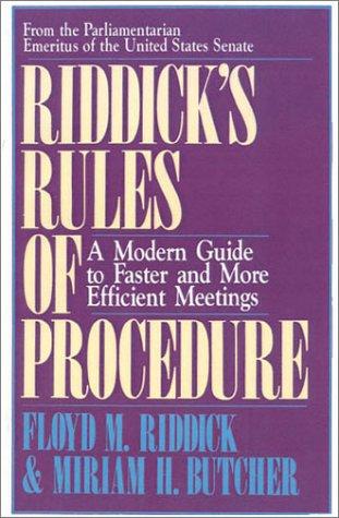Rules of procedure