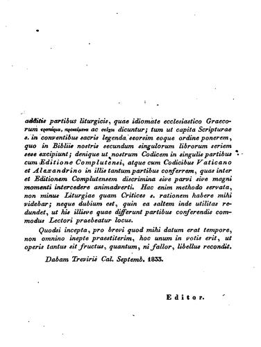 Codex sancti Simeonis exhibens lectionarium Ecclesiae Graecae dccc circiter annorum vetustate ...
