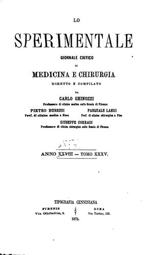 Lo Sperimentale