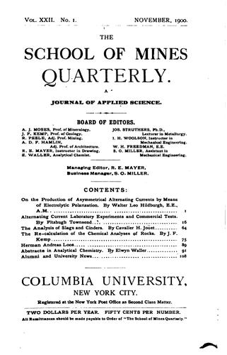 The School of Mines Quarterly