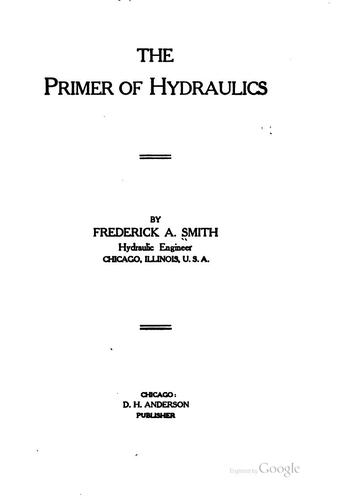 The Primer of Hydraulics