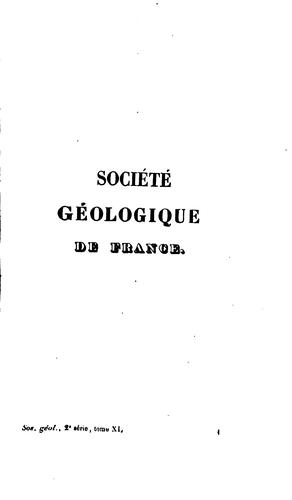 Bulletin / Societe geologique de France