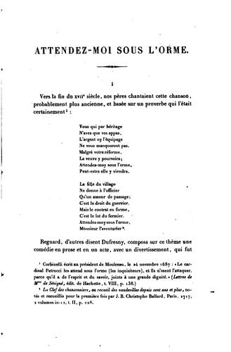 Attendez-moi sous l'orme, dissertation sur un ancien proverbe