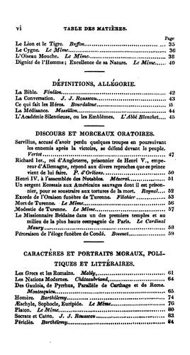 Nouveau cours de littérature; ou Répertoire des chefs d'œuvre ... et ... des plus beaux morceaux ...