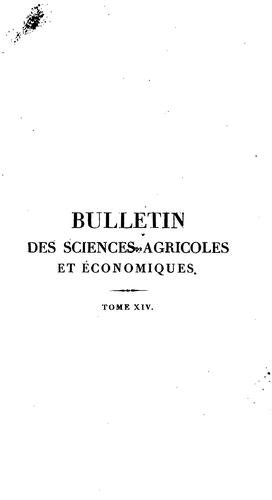 Bulletin universel des sciences et de l'industrie
