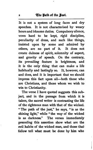 The path of the just; or, The Christian's pilgrimage to glory
