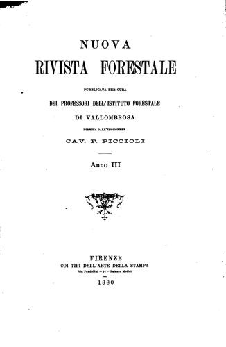 Nuova rivista forestale