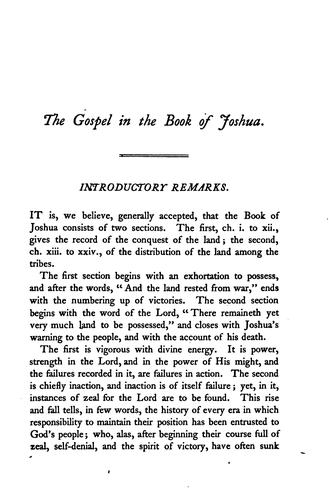 The gospel in the book of Joshua