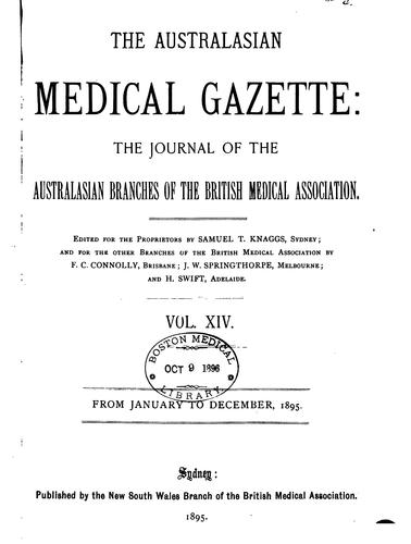 The Australasian Medical Gazette