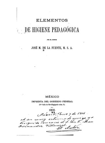 Elementos de higiene pedagógica