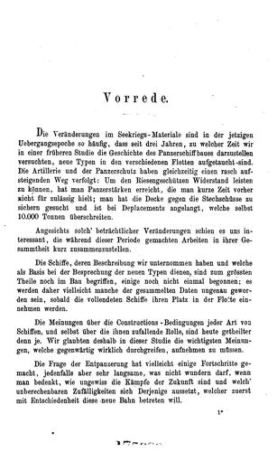 Die Panzerschiffe der neuesten Zeit