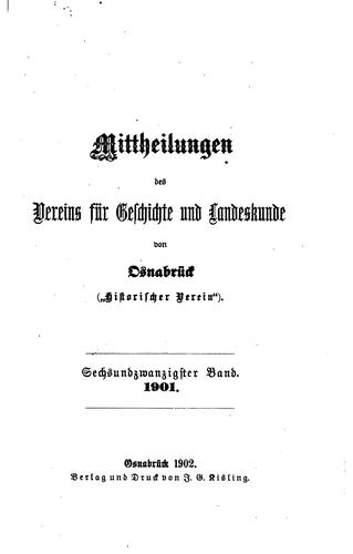 Osnabrücker Mitteilungen