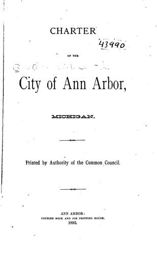 Charter and Ordinances