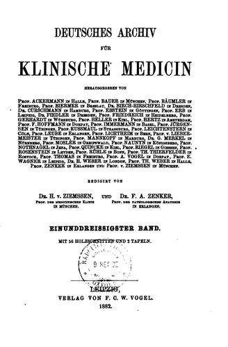 Deutsches Archiv fur Klinische Medicin