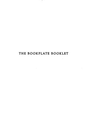 The Bookplate Booklet