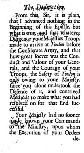 The history of the siege of Toulon. [Transl.]