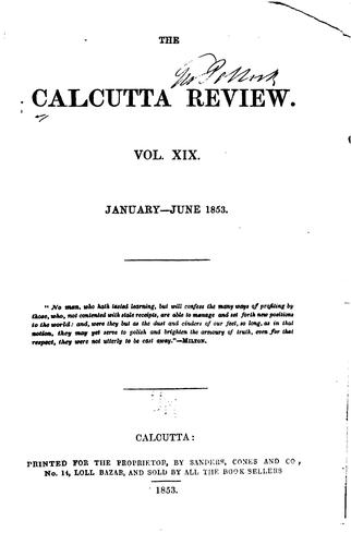 The Calcutta Review