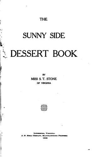 The Sunny Side Dessert Book