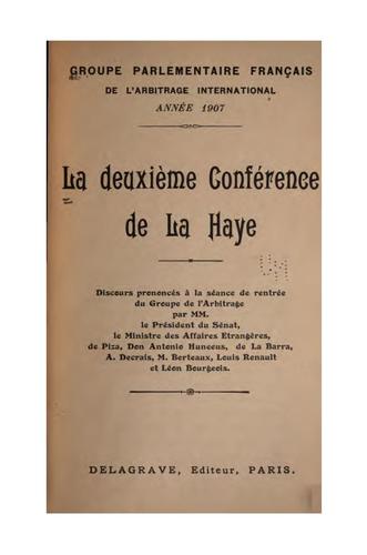 La Deuxième conférence de La Haye