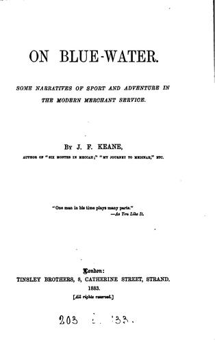On blue-water, narratives of adventure in the merchant service