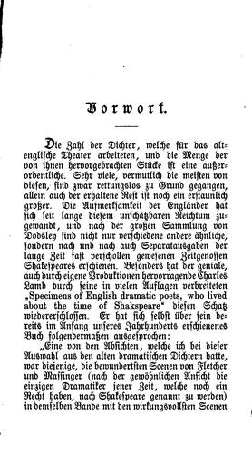 Die englischen Dramatiker vor, neben und nach Shakespeare