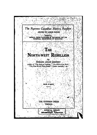 The North-West rebellion