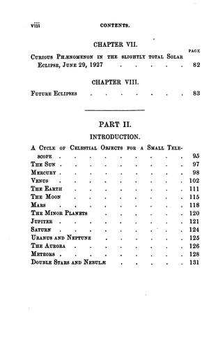 Eclipses, Past and Future: With General Hints for Observing the Heavens