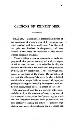 Opinions of Eminent Scientific and Practical Men of the United States on the ...