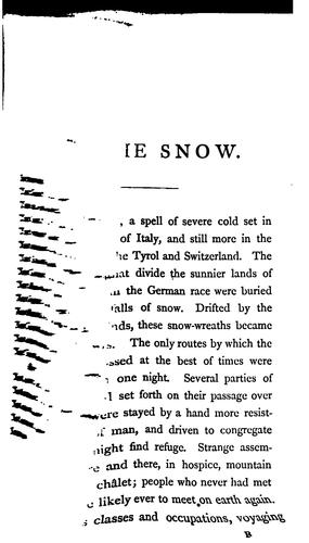 In the snow: tales of mount St. Bernard
