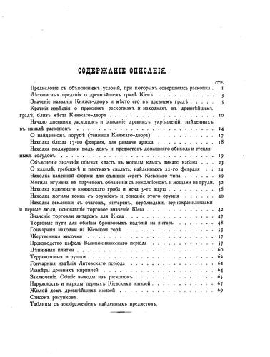 Raskopki velikokni︠a︡zheskago dvora drevni︠a︡go grada Kĭeva: proizvedennyi︠a︡ vesnoi︠u︡ ...