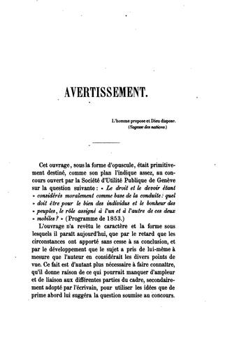 Conciliation rationnelle du droit et du devoir