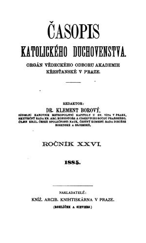 CASOPIS KATOLICKEHO DUCHOVENSTVA
